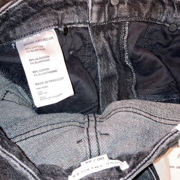 Good American Good Classic Jeans 00/24 - Picture 3 of 6